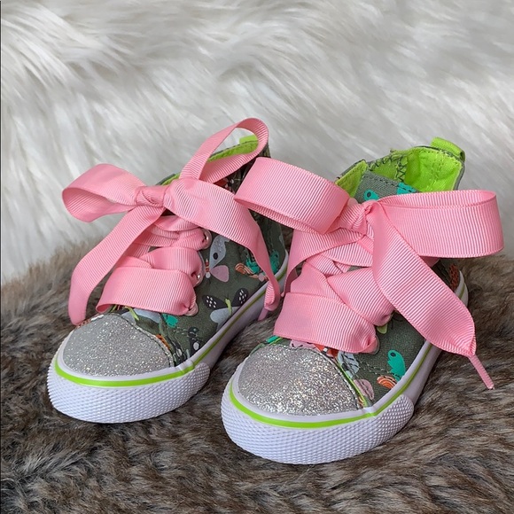 Cat & Jack Other - Cat & Jack ••butterfly glitter high tops
